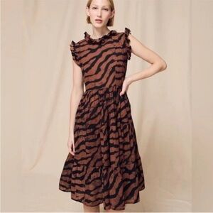 NWT Brand New Studio 189© X J.Crew ruffle midi dress